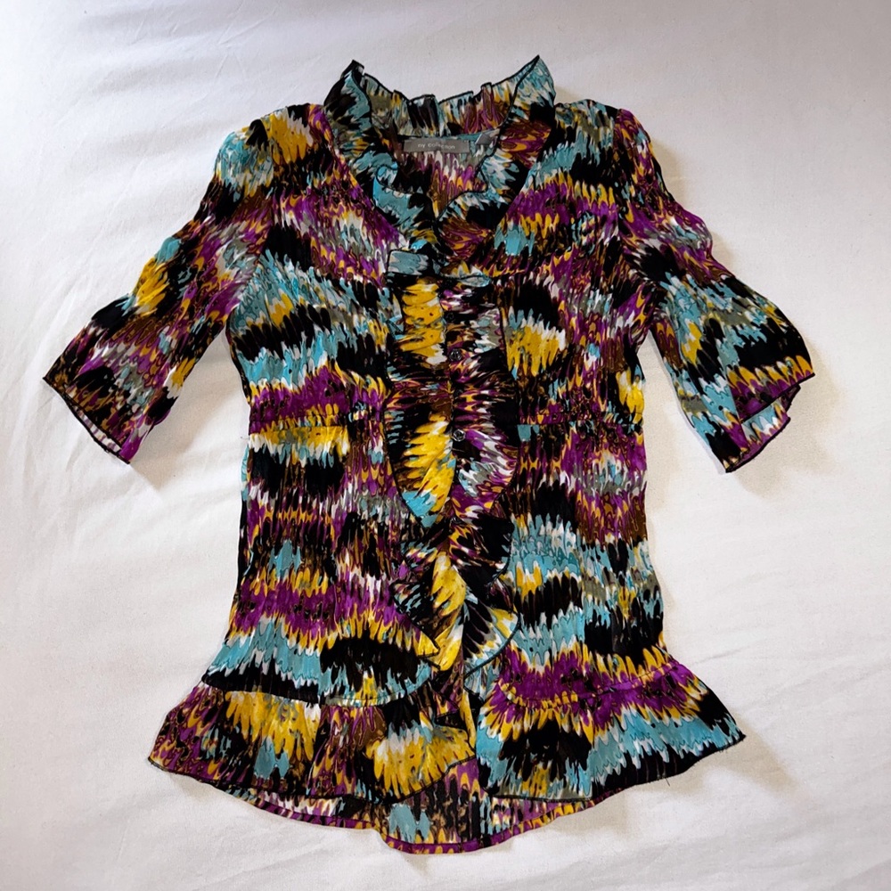 Multi Color Formal Blouse
